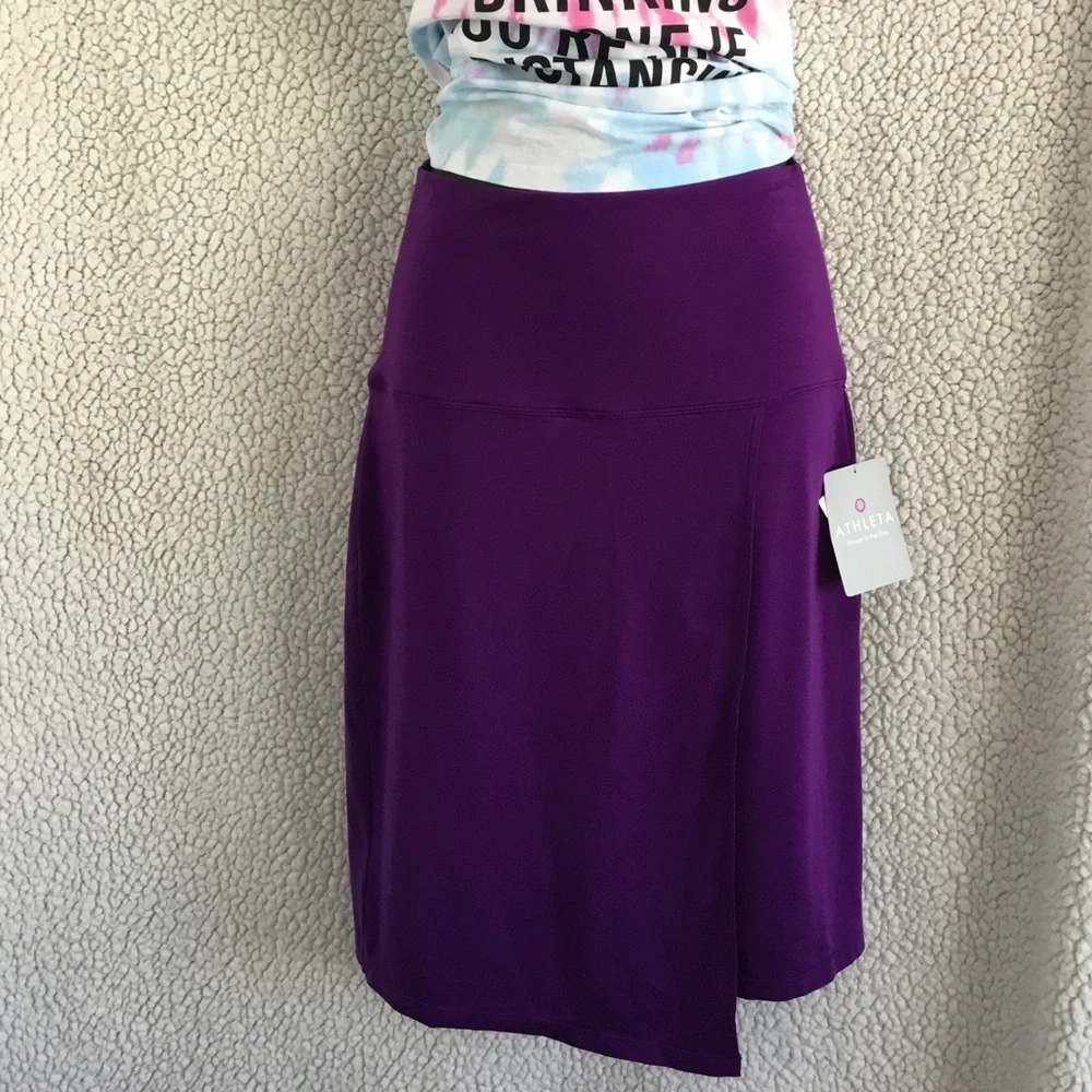 NEW WITH TAGS Athleta Fold Purple Skirt - Picture 1 of 6